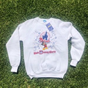 vintage 1986 disney crew neck